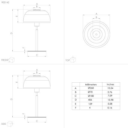 Eglo - Bordlampe 1xE27/40W/230V sort/hvid