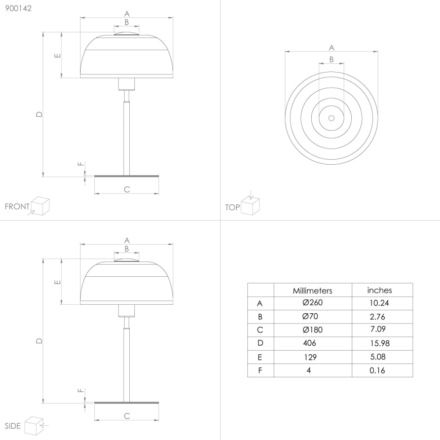 Eglo - Bordlampe 1xE27/40W/230V sort/hvid