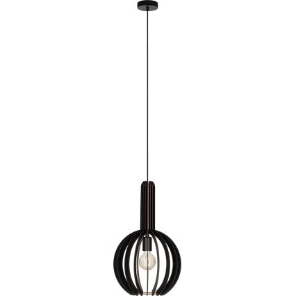 Eglo - Pendel 1xE27/40W/230V diameter 31 cm sort