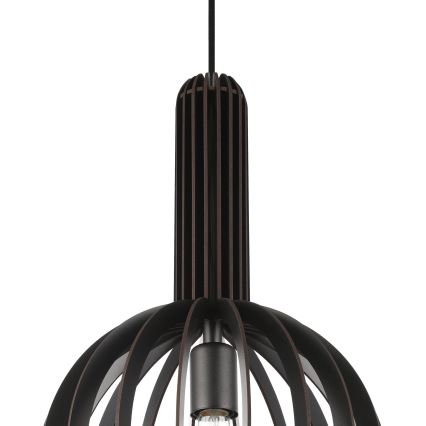 Eglo - Pendel 1xE27/40W/230V diameter 31 cm sort
