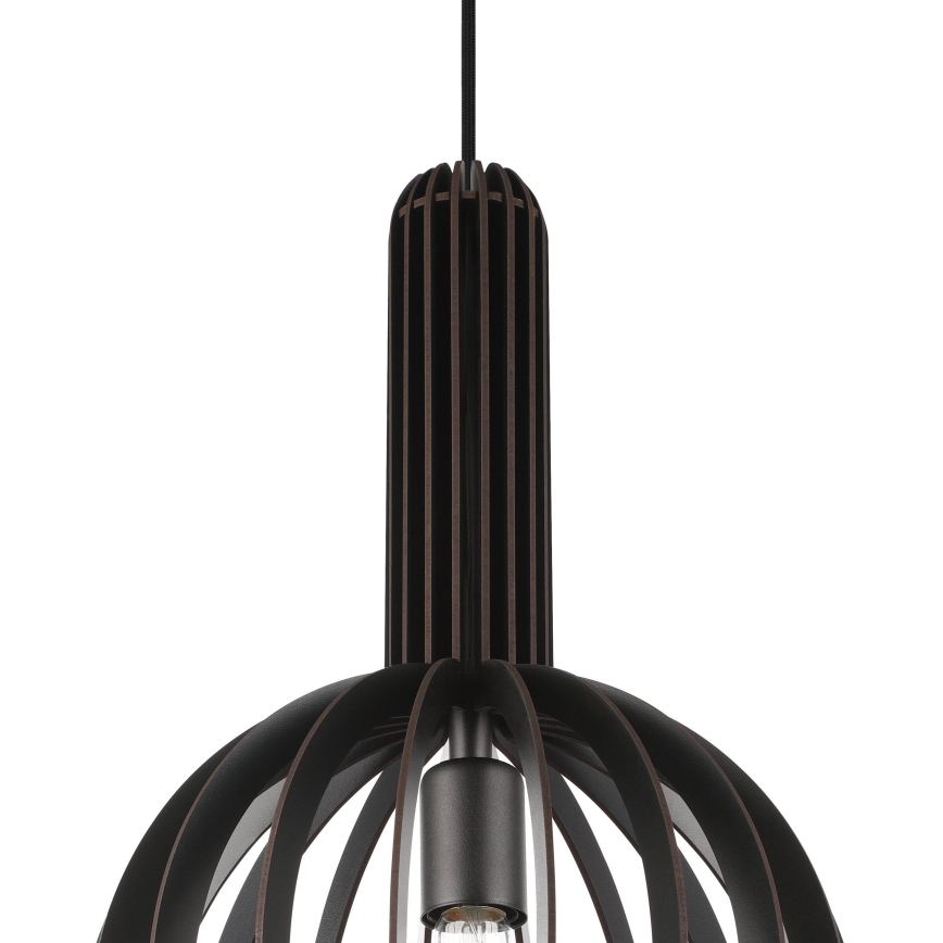 Eglo - Pendel 1xE27/40W/230V diameter 31 cm sort