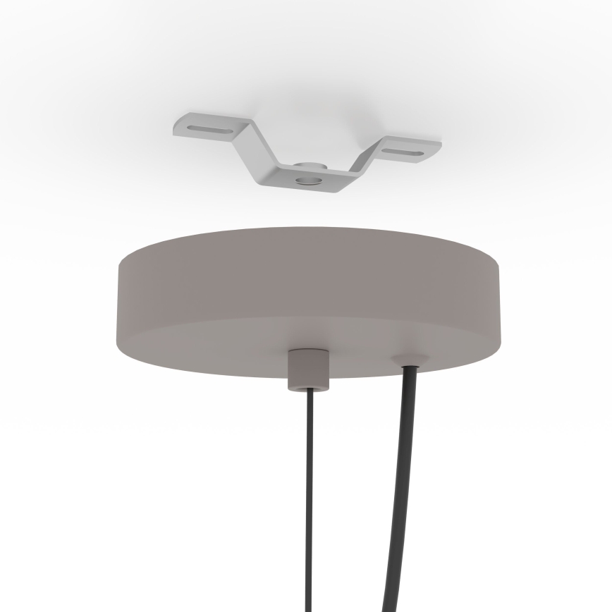 Eglo - Loftlampe på ledning 1xE27/40W/230V grå