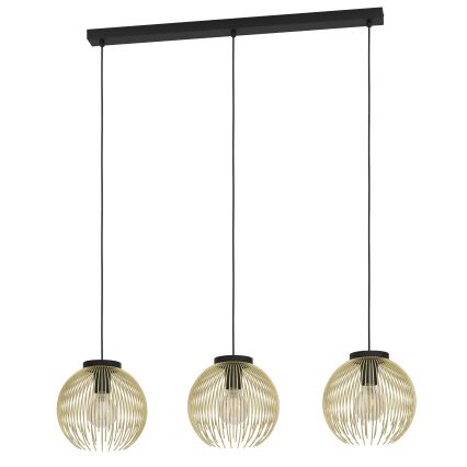 Eglo - Loftlampe med ledning 3xE27/40W/230V