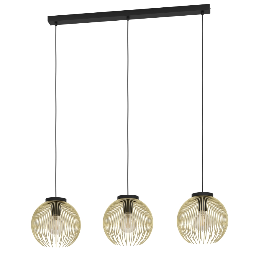 Eglo - Loftlampe med ledning 3xE27/40W/230V