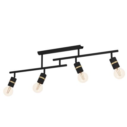 Eglo - Loftlampe 4xE27/10W/230V