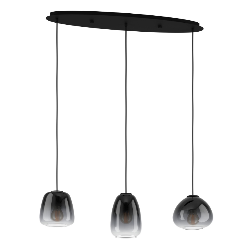 Eglo - Loftlampe med ledning 3xE27/40W/230V