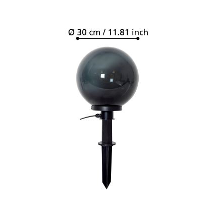 Eglo - Udendørslampe 1xE27/40W/230V diam. 30 cm IP44