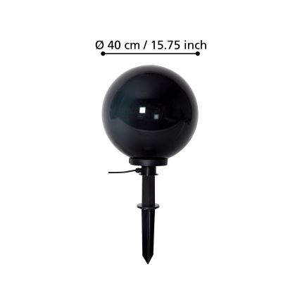 Eglo - Udendørslampe 1xE27/40W/230V diam. 40 cm IP44