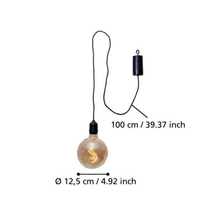 Eglo - Udendørs LED pendellampe LED/0,06W/6V 4xAA IP44 beige
