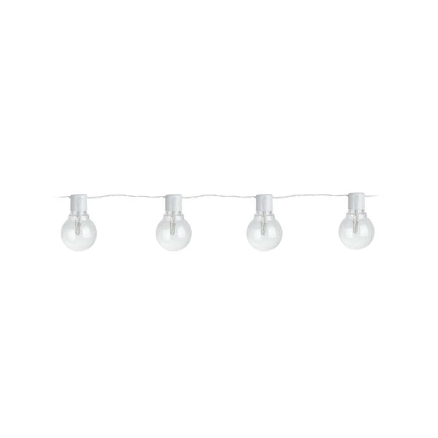 Eglo - Udendørs LED lyskæde 16xLED/0,064W/24V IP44 hvid