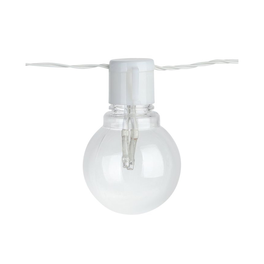 Eglo - Udendørs LED lyskæde 16xLED/0,064W/24V IP44 hvid