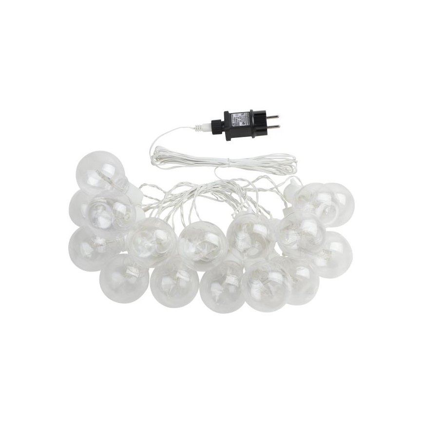 Eglo - Udendørs LED lyskæde 16xLED/0,064W/24V IP44 hvid