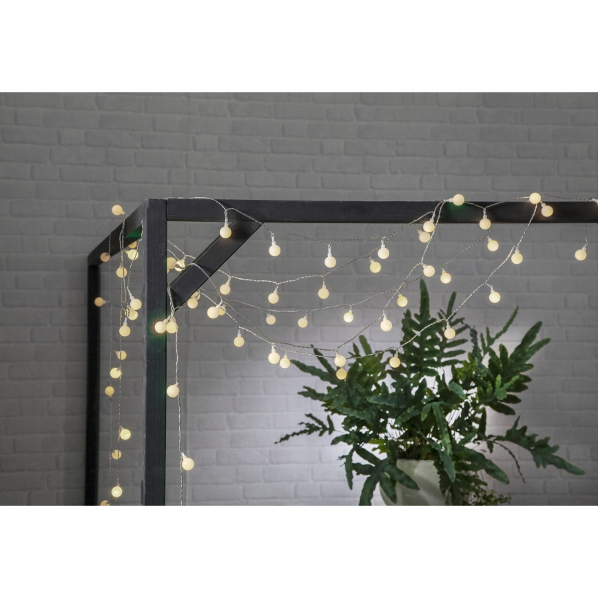 Eglo - Udendørs LED lyskæde 50xLED/0,066W/4,5V IP44