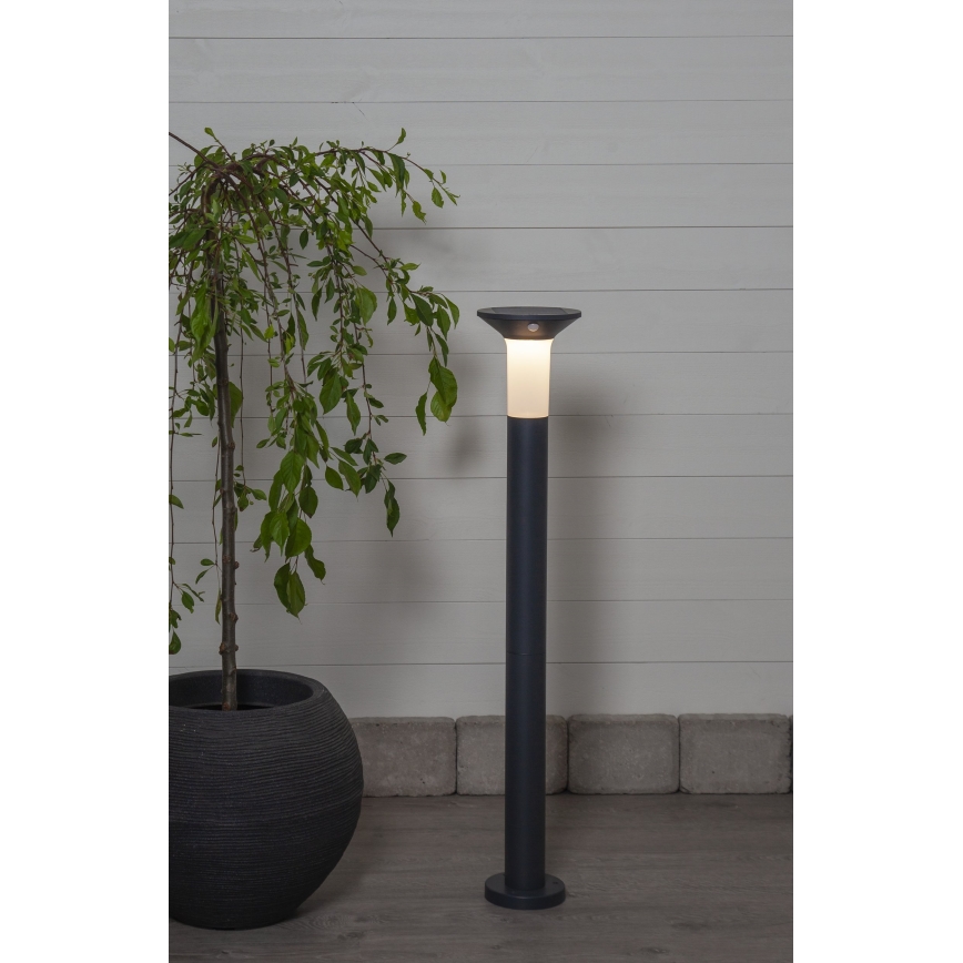 Eglo - LED solcellelampe med sensor 6xLED/0,03W/3,7V 1500 mAh IP44