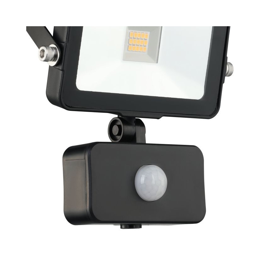 Eglo - Soldrevet LED projektør med sensor 15xLED/0,03W/3,7V 2600 mAh IP44