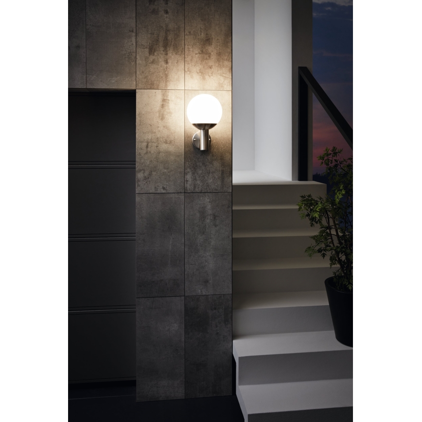 Eglo - LED RGB Dæmpbar udendørs væglampe E27/9W/230V 2700-6500K IP44