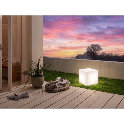 Eglo - Udendørs gulvlampe 1xE27/15W/230V 30x30 cm IP65