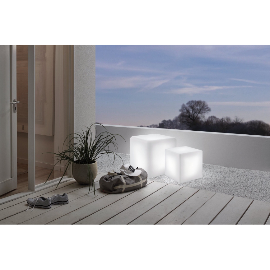 Eglo - Udendørs gulvlampe 1xE27/15W/230V 40x40 cm IP65
