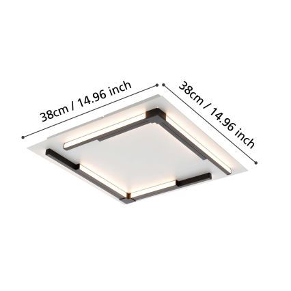 Eglo - LED loftlampe dæmpbar LED/25W/230V