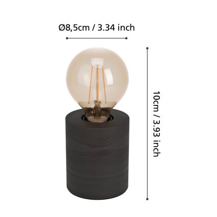 Eglo - Bordlampe 1xE27/28W/230V