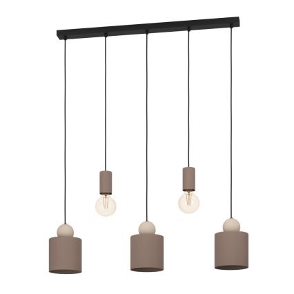 Eglo - Loftlampe med ledning 5xE27/40W/230V