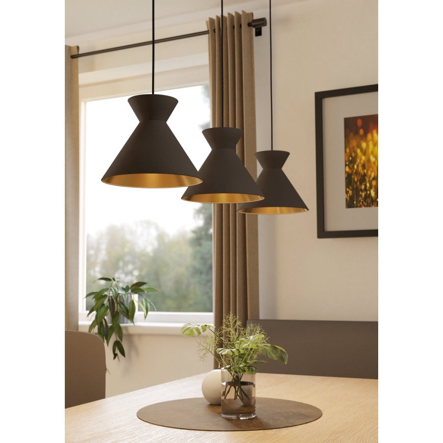 Eglo - Loftlampe med ledning 3xE27/40W/230V