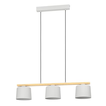 Eglo - Loftlampe med ledning 3xE27/40W/230V