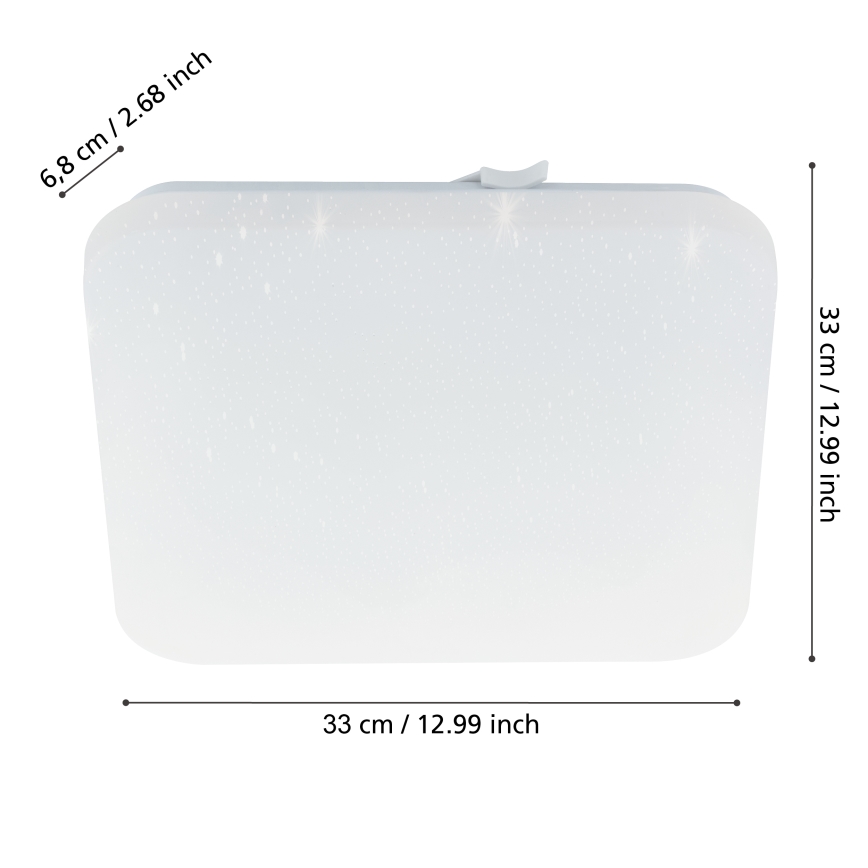 Eglo - LED loftlampe til badeværelse LED/14,6W/230V IP44
