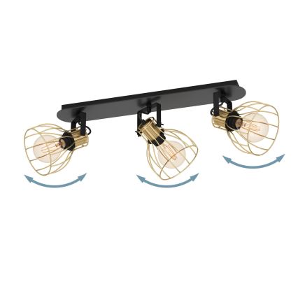 Eglo - Spotlampe 3xE27/40W/230V