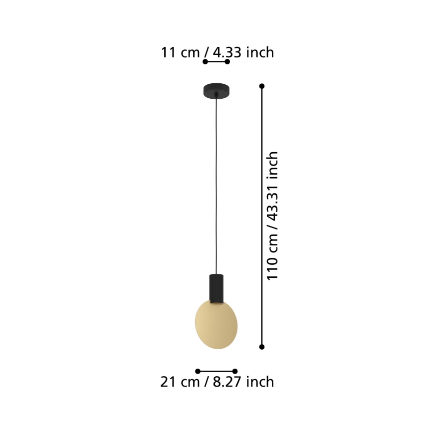 Eglo - LED pendel 1xGU10/4,5W/230V 3000K