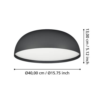 Eglo - LED loftlampe m. RGBW-farver dæmpbar 3xLED/7,5W/230V 2700-6500K diameter 40 cm