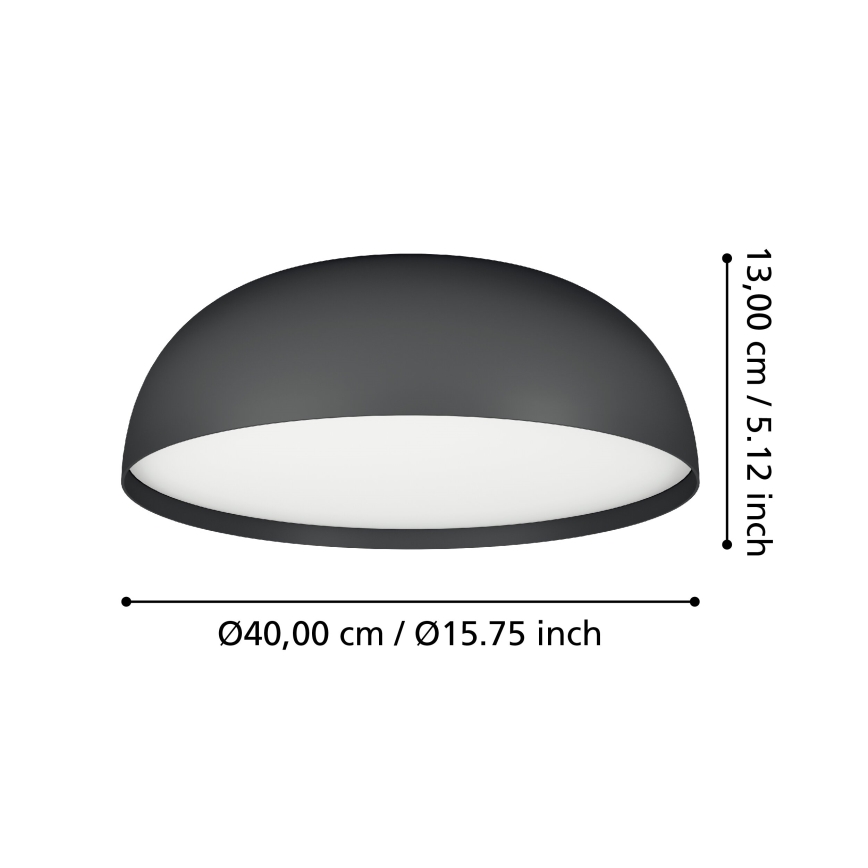 Eglo - LED loftlampe m. RGBW-farver dæmpbar 3xLED/7,5W/230V 2700-6500K diameter 40 cm