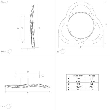 Eglo - LED Loftlampe LED/35W/230V