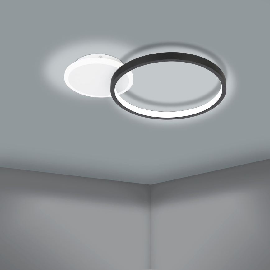 Eglo - LED loftlampe dæmpbar LED/15W/230V sort + fjernbetjening