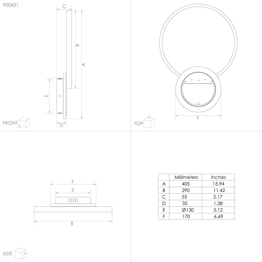 Eglo - LED loftlampe dæmpbar LED/15W/230V sort + fjernbetjening