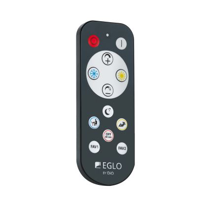 Eglo - LED loftlampe dæmpbar LED/15W/230V guldfarvet + fjernbetjening