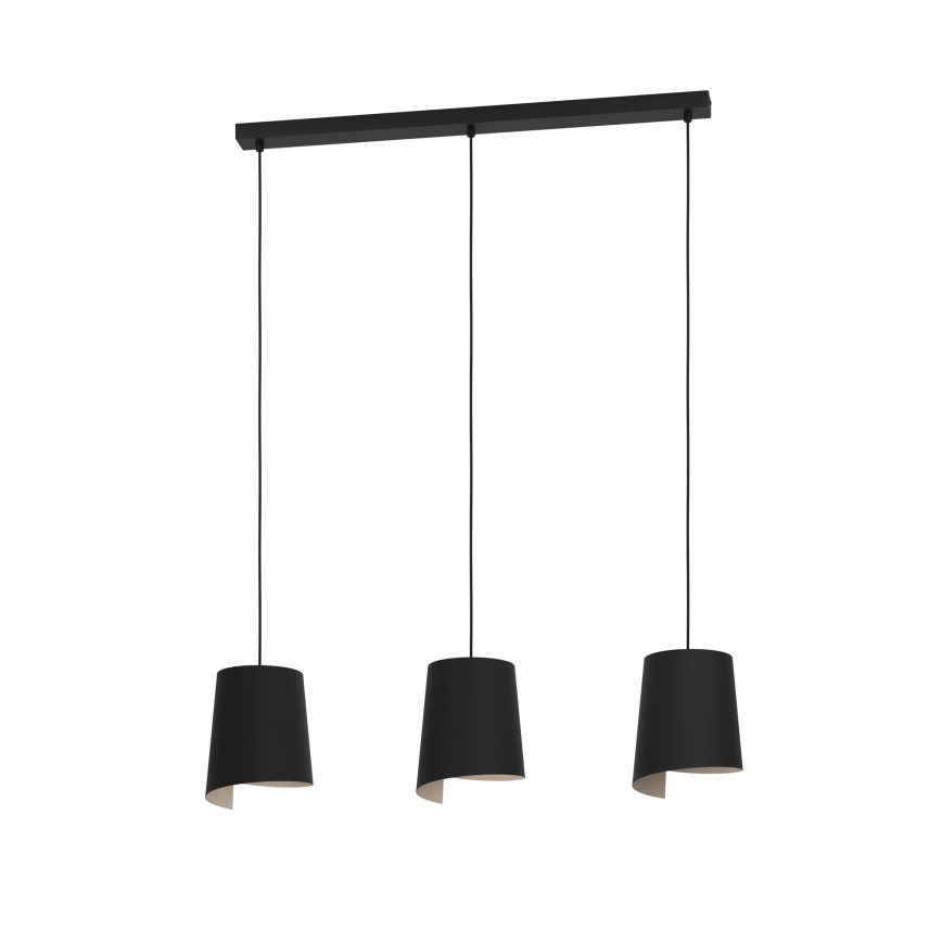 Eglo - Loftlampe med ledning 3xE27/40W/230V