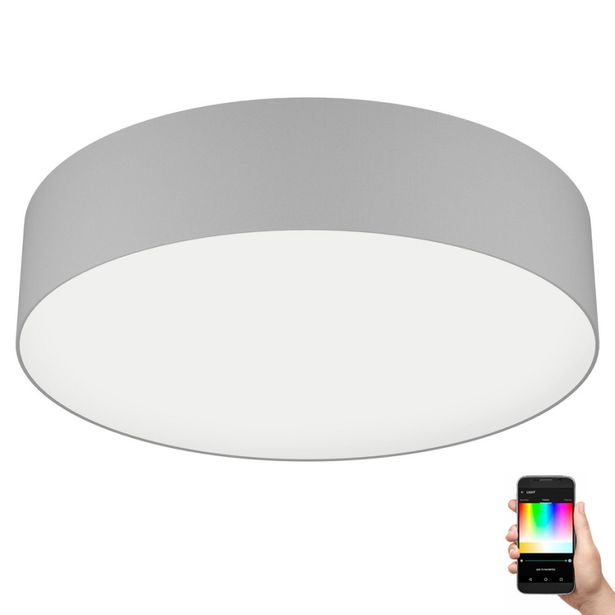 Eglo - LED RGBW Dæmpbar loftlampe LED/35W/230V 2700-6500K grå