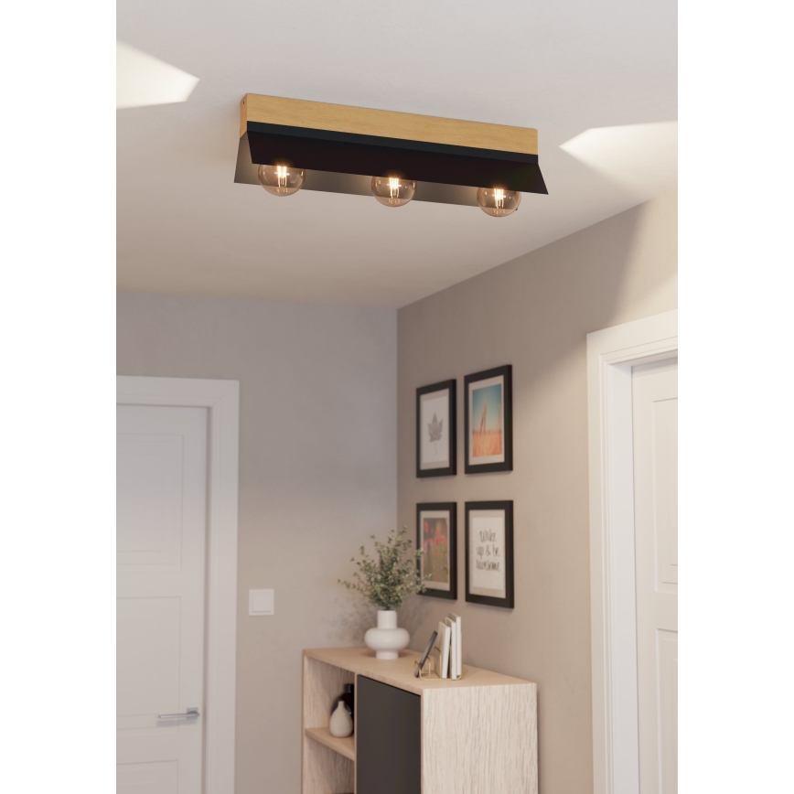 Eglo - Loftlampe 3xE27/40W/230V
