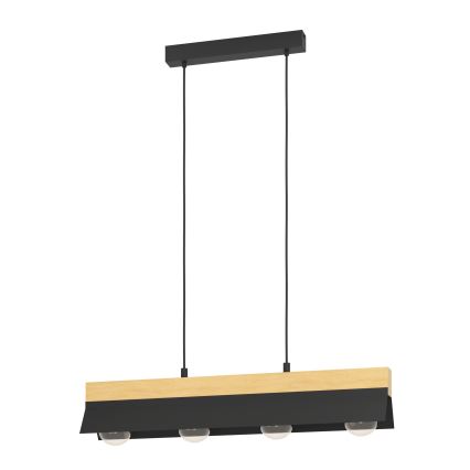 Eglo - Loftlampe med ledning 4xE27/40W/230V