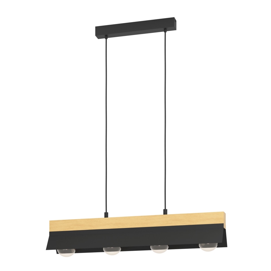 Eglo - Loftlampe med ledning 4xE27/40W/230V