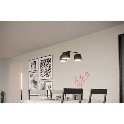 Eglo - Loftlampe med ledning 3xE27/40W/230V