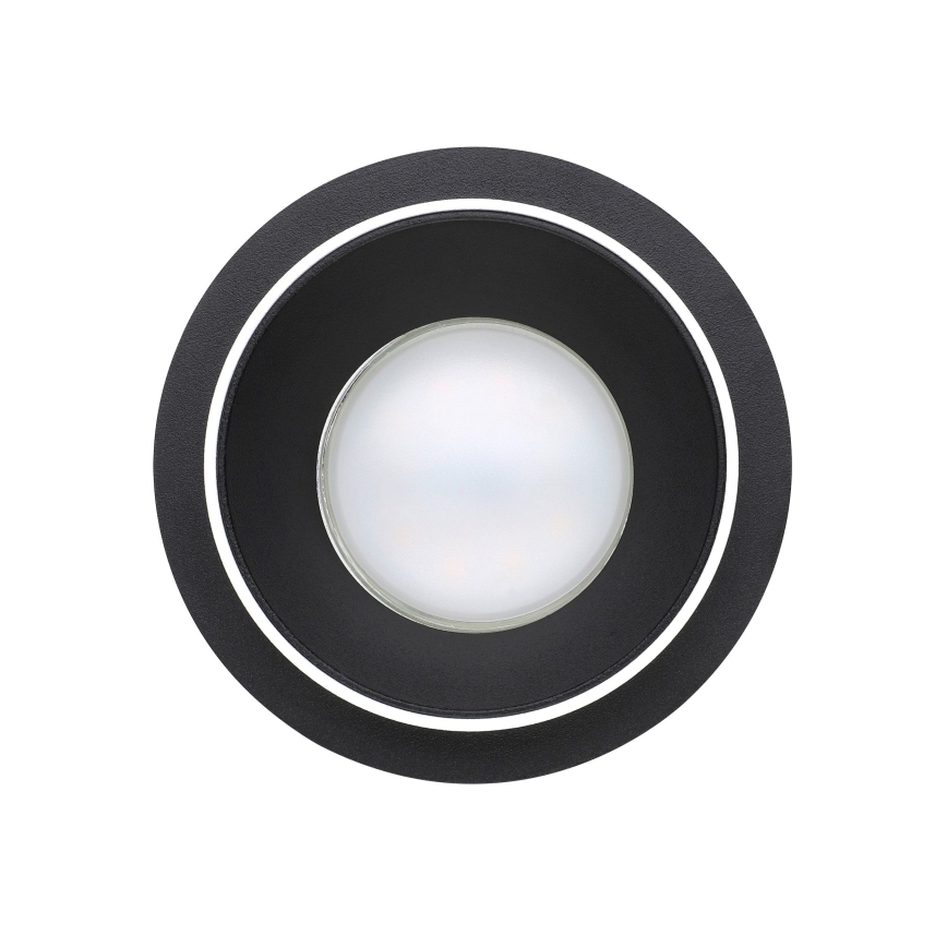 Eglo - Indbygningsspot 1xGU10/35W/230V sort