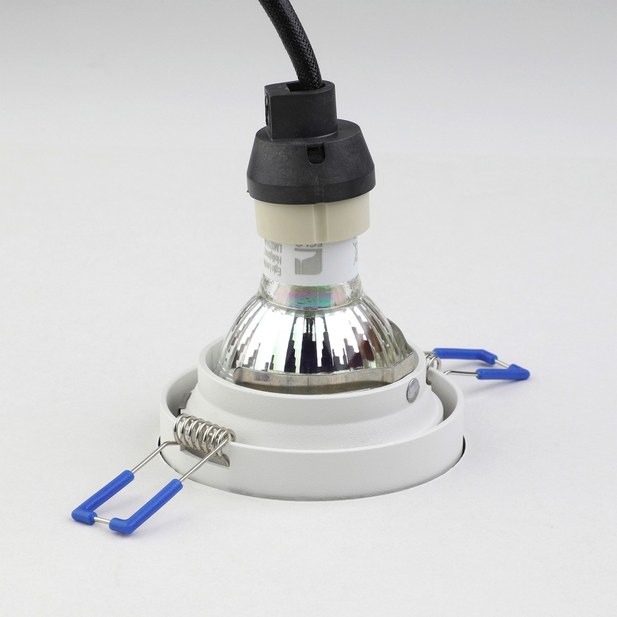 Eglo - Indbygningsspot 1xGU10/35W/230V hvid
