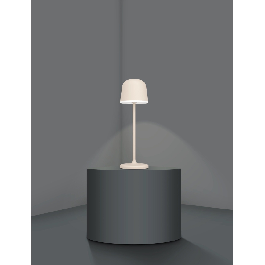 Eglo - Udendørs LED lampe dæmpbar og genopladelig LED/2,2W/5V 1800 mAh beige IP54