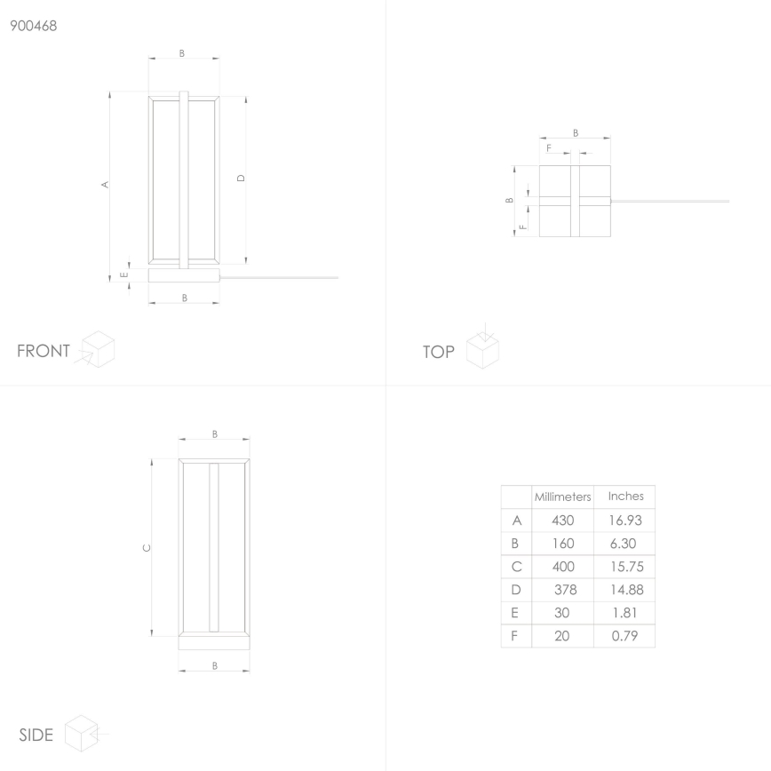 Eglo - LED bordlampe dæmpbar LED/15,5W/230V + fjernbetjening