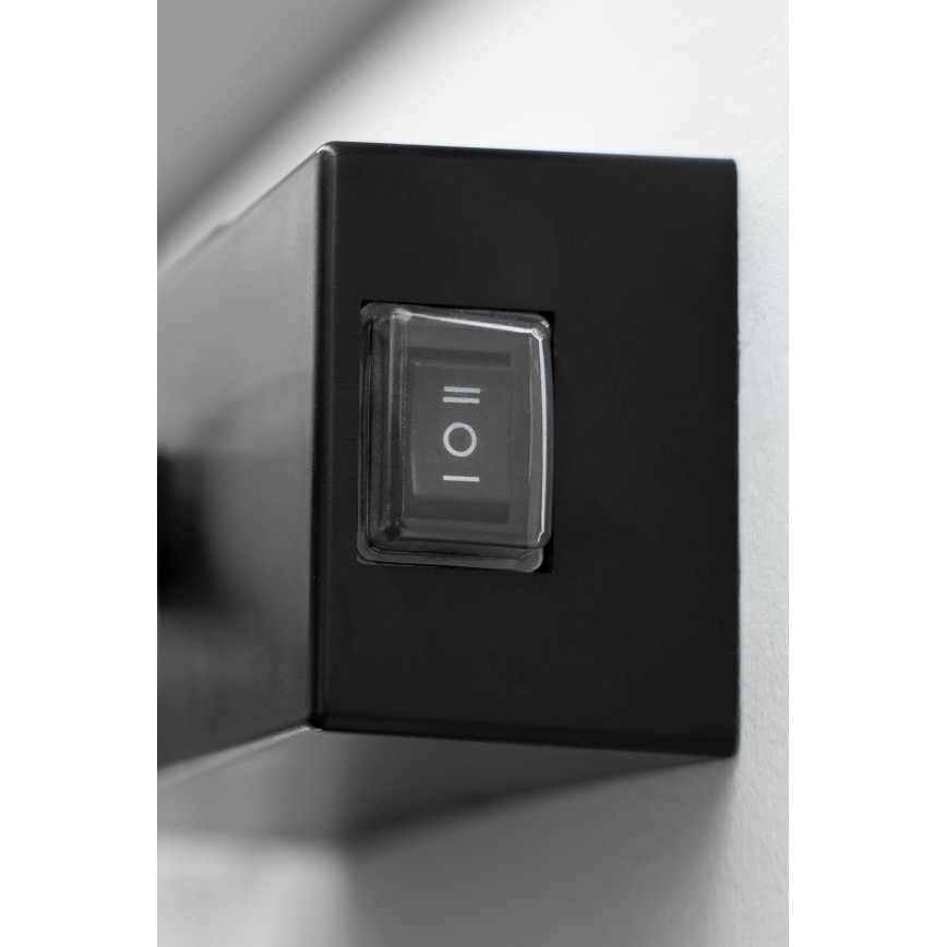 Eglo - LED spejllampe til badeværelse LED/5W/230V IP44 sort