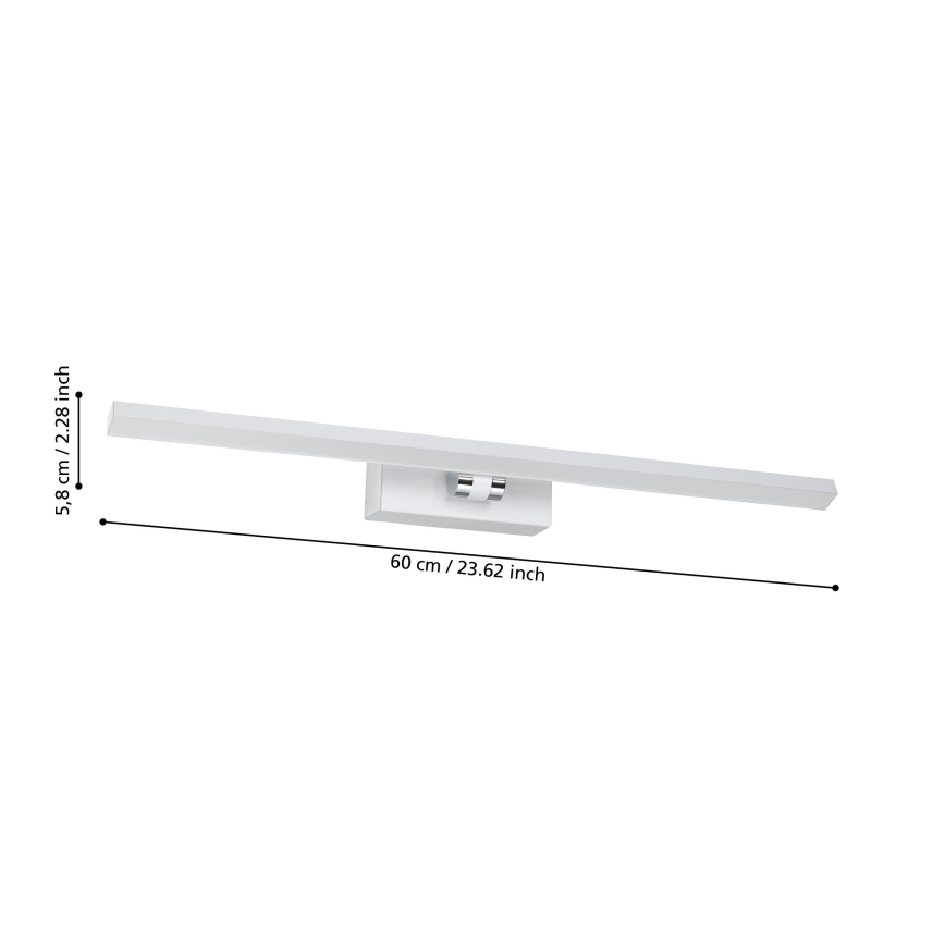 Eglo - LED spejllampe til badeværelse LED/5W/230V IP44 hvid