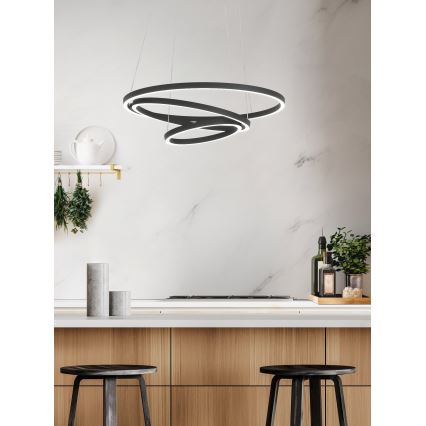 Eglo - LED pendel dæmpbar LED/43,2W/230V sort