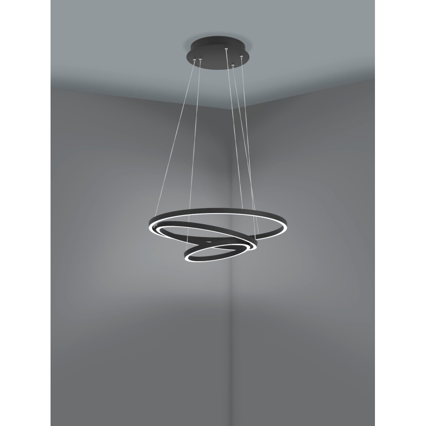 Eglo - LED pendel dæmpbar LED/43,2W/230V sort